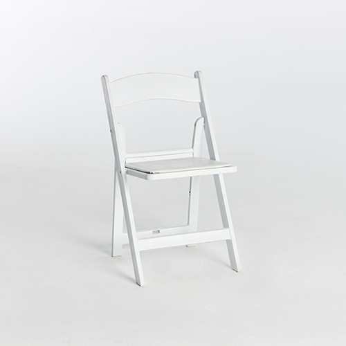 49. Resin Folding Chair-White