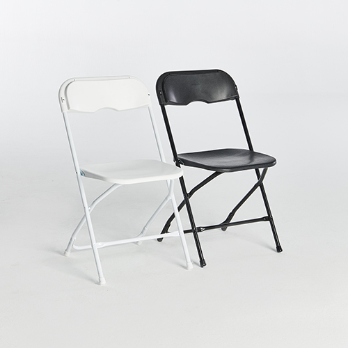 57. Plastic Folding Chairs-Set