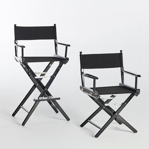 Directors Chairs-Short _ Tall-BLACK