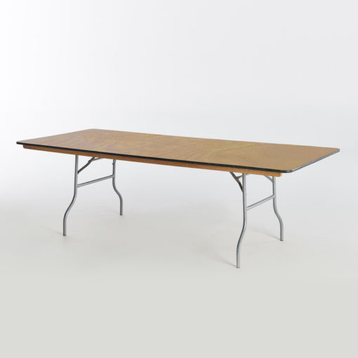 banquet wood table